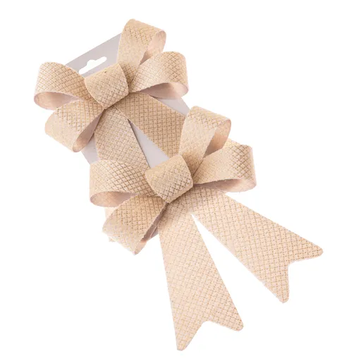 Set de funde de Crăciun 14 x 20 cm, crem, 2 buc.