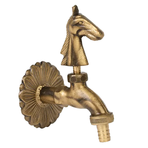 Robinet decorativ 1/2", dublu serviciu din alama si finisaj Cal