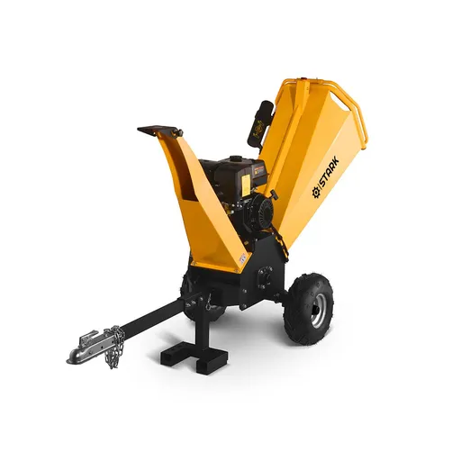 Tocator de crengi STARK-1500 cu motor 15 CP, benzina, productivitate 10m³/h, 2 cutite