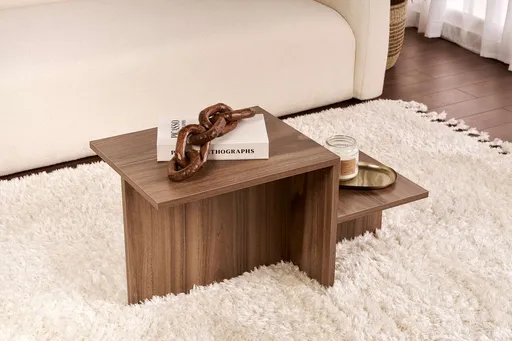 Masuta de cafea, Hanah Home, Harmony, 80x40x40 cm, Maro