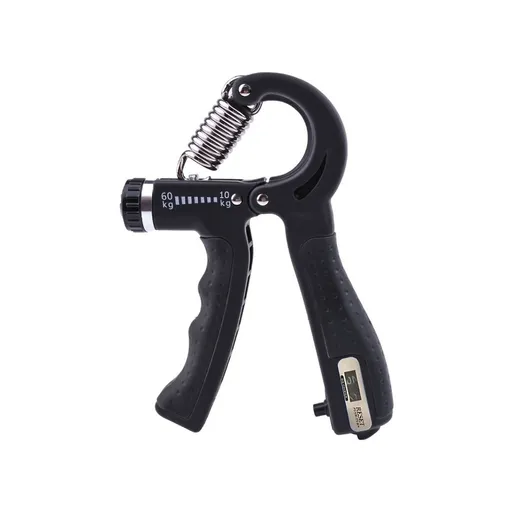 Flexor de mână reglabil 10-60 kg cu contor, negru