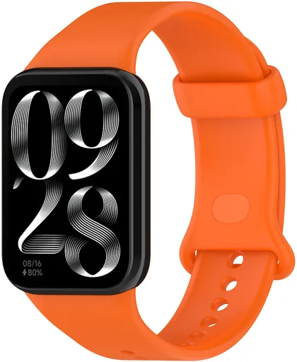 4wrist Curea din silicon pentru Xiaomi 9 Pro și 8 Pro - Orange