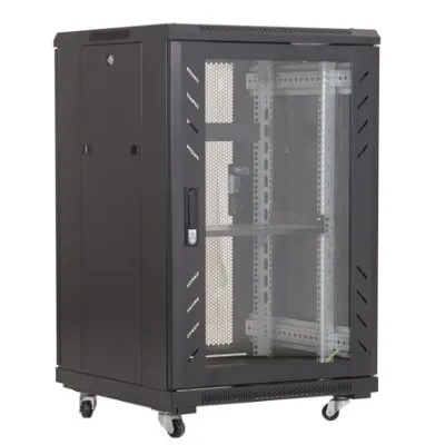 Rack podea 27U 19" ASYTECH Networking ASY-27U-6080E, 600x800mm, negru