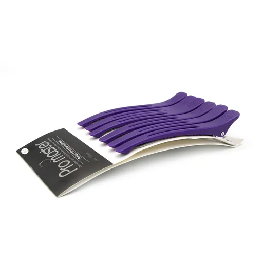 Clipsuri pentru Par Violet, Pro Master, 6 Buc