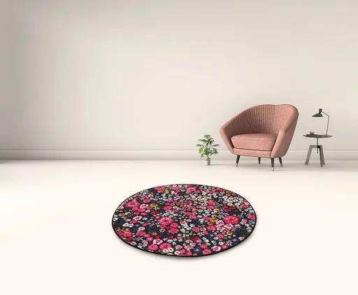 Covoras de baie, L'essentiel Maison, Antoryum Circle Djt 100, Multicolor