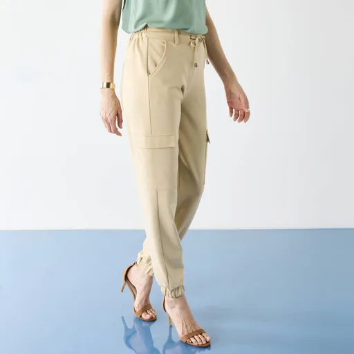 Pantaloni cargo din tricot Milano