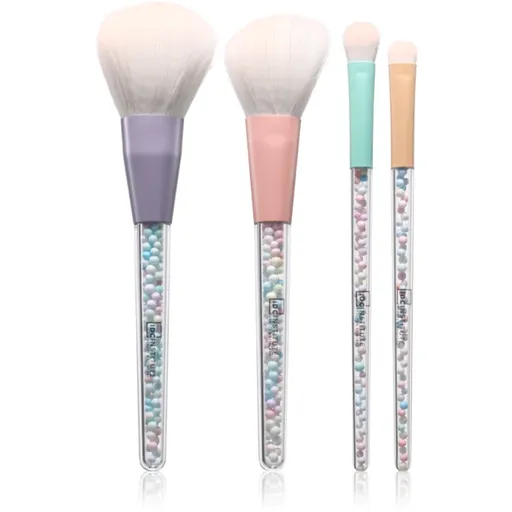IDC Institute Make-up Brushes pensula pentru machiaj 4x1 buc