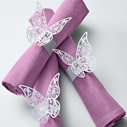 20 Suporturi pentru servetele Fluture