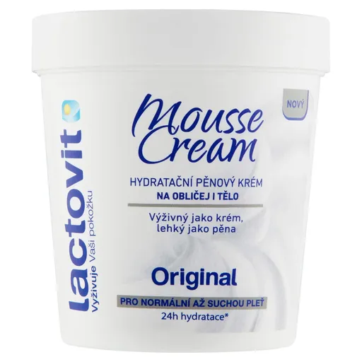 Lactovit Cremă de spumă hidratantă pentru față și corpBulldog Original Mousse Cream 250 ml