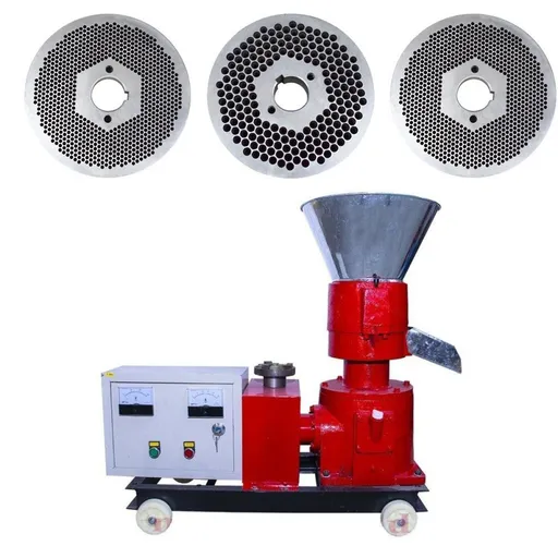 Granulator furaje KL-200, 300 Kg/h, 3 matrite, motor inclus, transmisie reductor