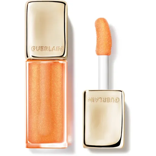 GUERLAIN KissKiss Bee Glow Oil ulei pentru buze cu miere culoare 389 Sparkling Peach 9.5 ml