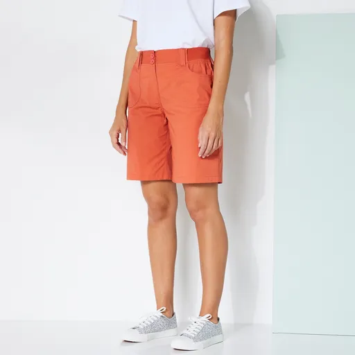 Pantaloni scurți largi cu talie tricotată