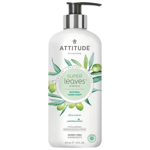 Attitude Săpun natural pentru mâini Super Leaves Olive Leaves (Hand Soap) 473 ml