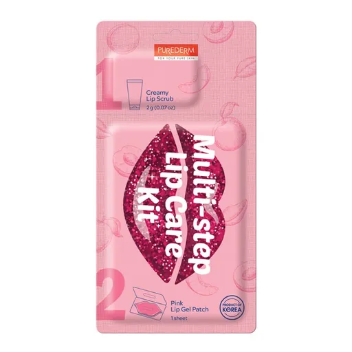 Mască pt buze - Multi-step Lip Care Kit 2g+3,2g - Purederm