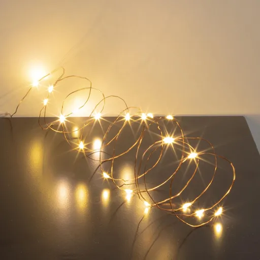 Șir luminos din sârmă, set 3 buc.