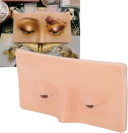 Manechin pentru Machiaj din Silicon, Fata - Ochi - 32453350