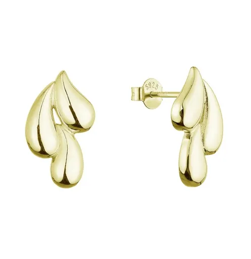 Evolution Group - Pavona Cercei suspendați placați cu aur Picături 61083/AU