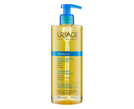 Uriage Calmantă de ulei demachiant pentru față și corp Xémose (Cleasing Soothing Oil) 500 ml