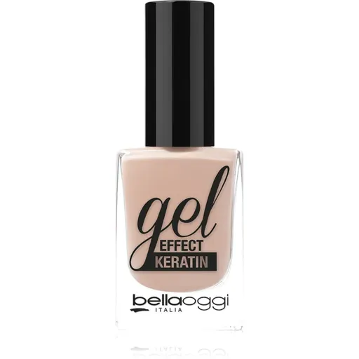 bellaoggi Gel Effect Keratin Nail Polish lac de unghii culoare Nude Look 10 ml
