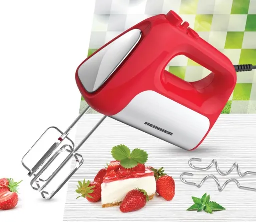 Mixer de mana Heinner, 500W, rosu