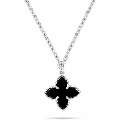 Brilio Silver Colier floral din argint pentru femei NCL193WBC