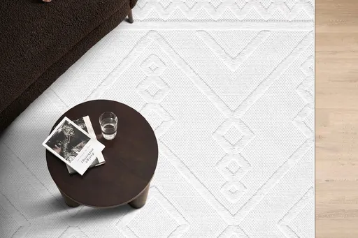 Covor, 58647A Silva, 80x150 cm, Alb