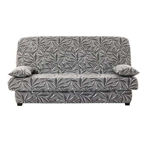 Husă de pernă pentru canapea clic-clac cu imprimare de frunze