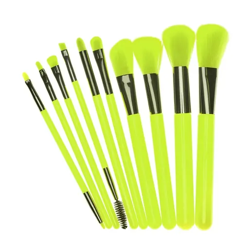 Set 10 Pensule Machiaj Oranjollie W103 Verde