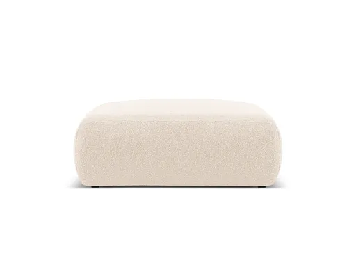 Taburet, Molino-101, Micadoni Home, 100x100x36 cm, tesatura boucle, bej