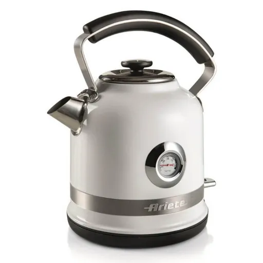 Cana electrica Ariete MODERNA 2854/01, 2000W, 1.7 L, Termometru, 360° rotativa, Filtru detasabil, Alb