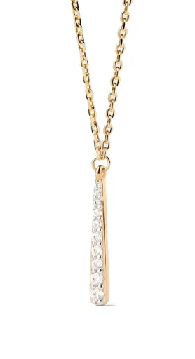 PDPAOLA Colier elegant, placat cu aur Olga Essentials CO01-973-U (lanț și pandantiv)