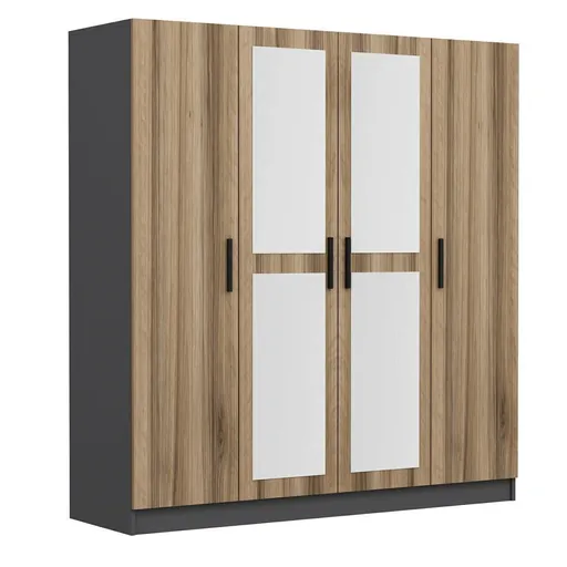 Dulap pentru haine, Hanah Home, Kale, 180x210x52 cm, Dore