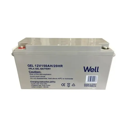 Acumulator plumb acid cu gel Well 12V 150AH, terminal M8
