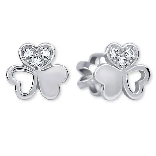 Soliter Cercei din aur inimi cu cristale 239 001 00938 07