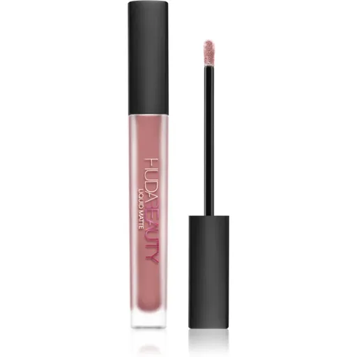 Huda Beauty Liquid Matte Lipstick Ultra-Comfort ruj cu persistenta indelungata cu efect matifiant culoare Sweet Talker 4,2 ml