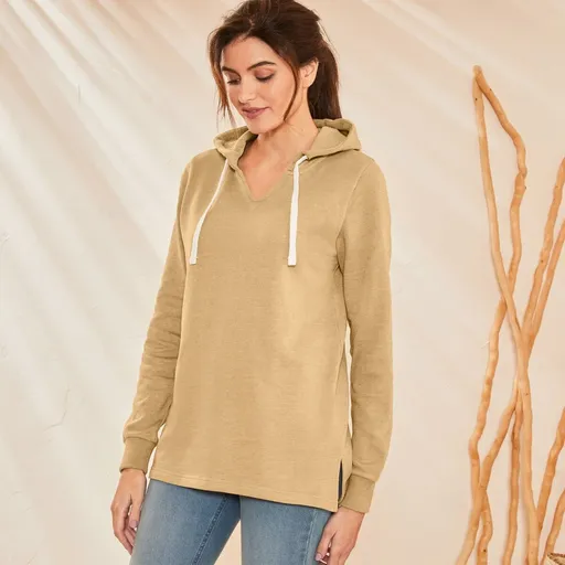 Hanorac cu glugă, culoare solidă