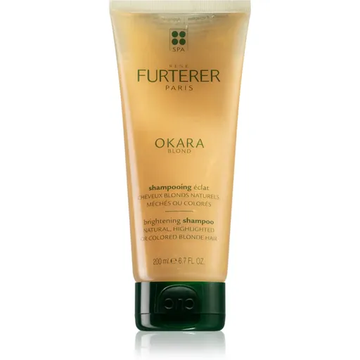René Furterer Okara Blond sampon pentru stralucire pentru parul blond cu suvite 200 ml
