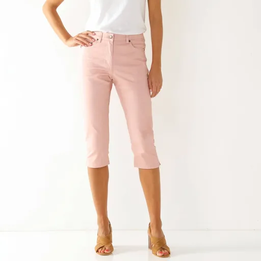 Pantaloni 3/4 îngustați din tweed