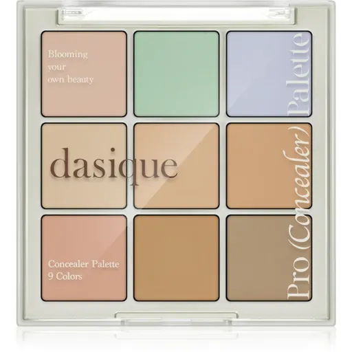 Dasique Pro Concealer Palette paleta corectoare pentru pielea cu imperfectiuni culoare 01 Cover 8 g