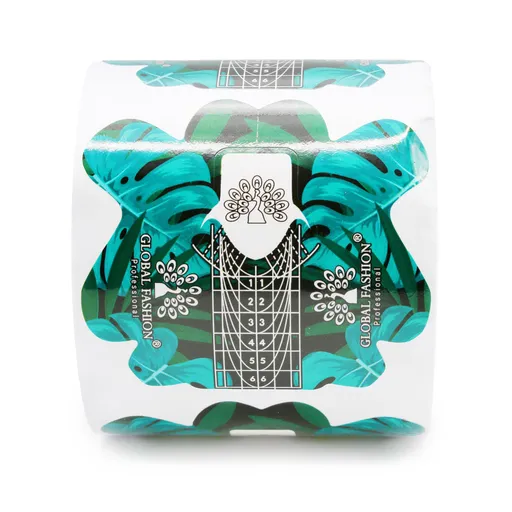 Sabloane Unghii Global Fashion Verzi 300 buc