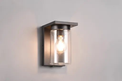 Aplica de perete pentru exterior Ardila, TRIO, 11.5x19 cm, 40W, 1x E27, aluminiu, negru mat