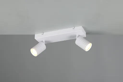 Plafoniera Soka, TRIO, 30x9x14.5 cm, 10W, 2x GU10, metal, alb mat