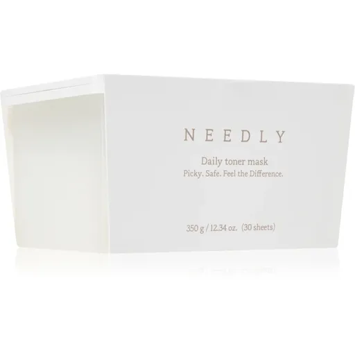 NEEDLY Daily Toner Mask mască textilă hidratantă cu efect calmant pachet mare 30 buc