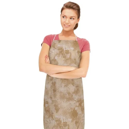 Șorț Bellatex Adéla Piele de șarpe maro , 67 x 84 cm