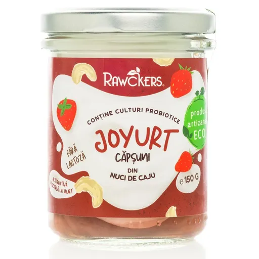 Rawckers ECO Joyurt cu capsuni din caju