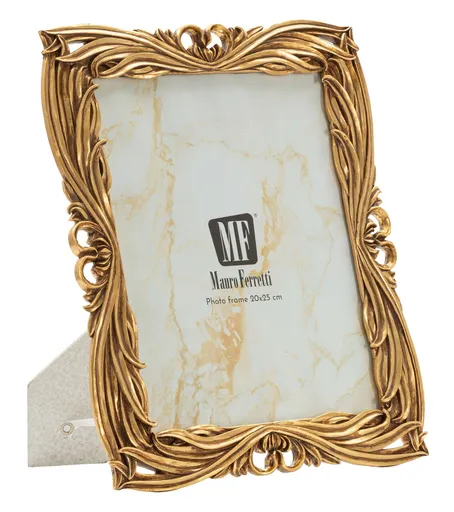 Rama foto Baroque, Mauro Ferretti, 20x25 cm, polirasina/sticla, auriu