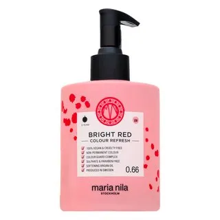 Maria Nila Colour Refresh mască hrănitoare cu pigmenți colorați pentru a revigora tonurile de roșu Bright Red 300 ml
