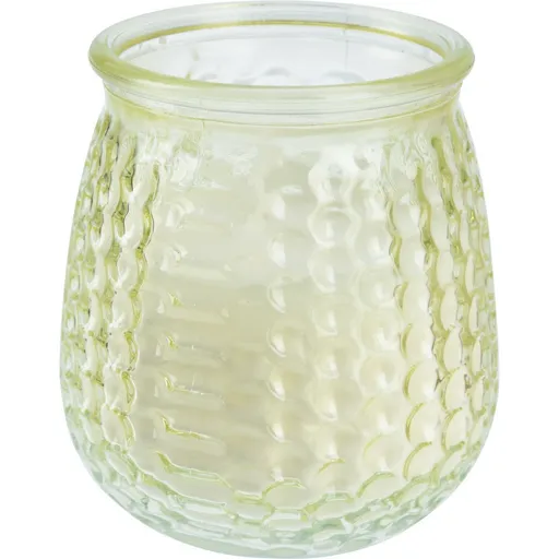 Lumânare repelentă Citronella, galbenă, 160 g, 10 x 10 cm, galben