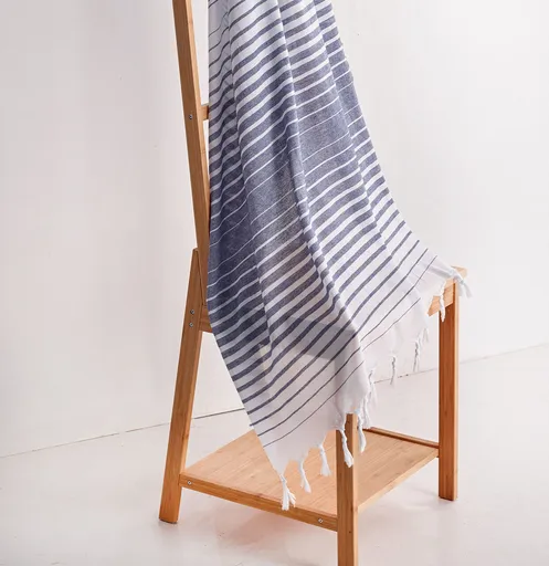 Prosop de plaja, L'essentiel Maison, Golge, Albastru inchis