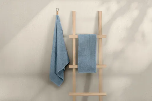 Set prosoape de baie, L'essentiel Maison, 1035A-044-1, Albastru